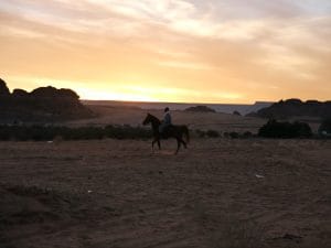 gambar Horseback Riding in the Desert